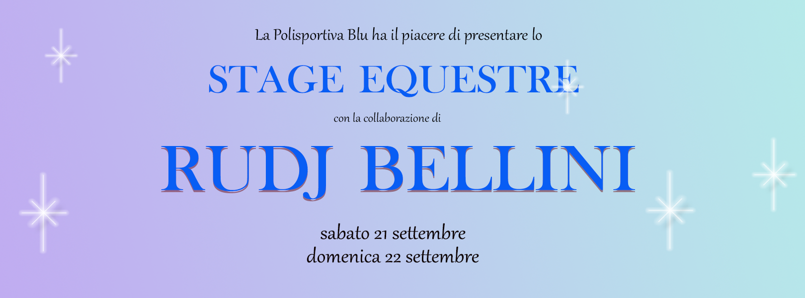 Stage equestre con Rudj Bellini